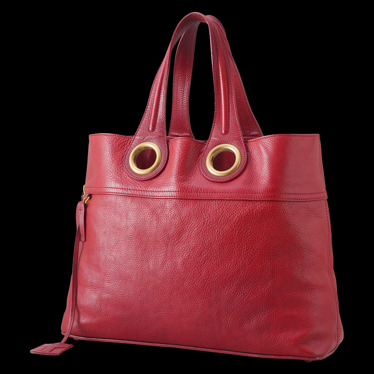 YVES SAINT LAURENT(USED)생로랑 191854 레더 숄더백